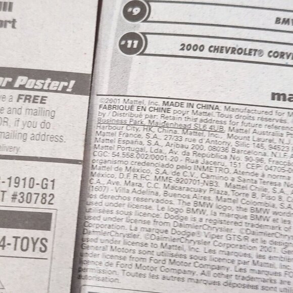 Matchbox Chevrolet Corvette Grand Sport Convertible ZR1 Cabrio Diecast Lot - Picture 16 of 16